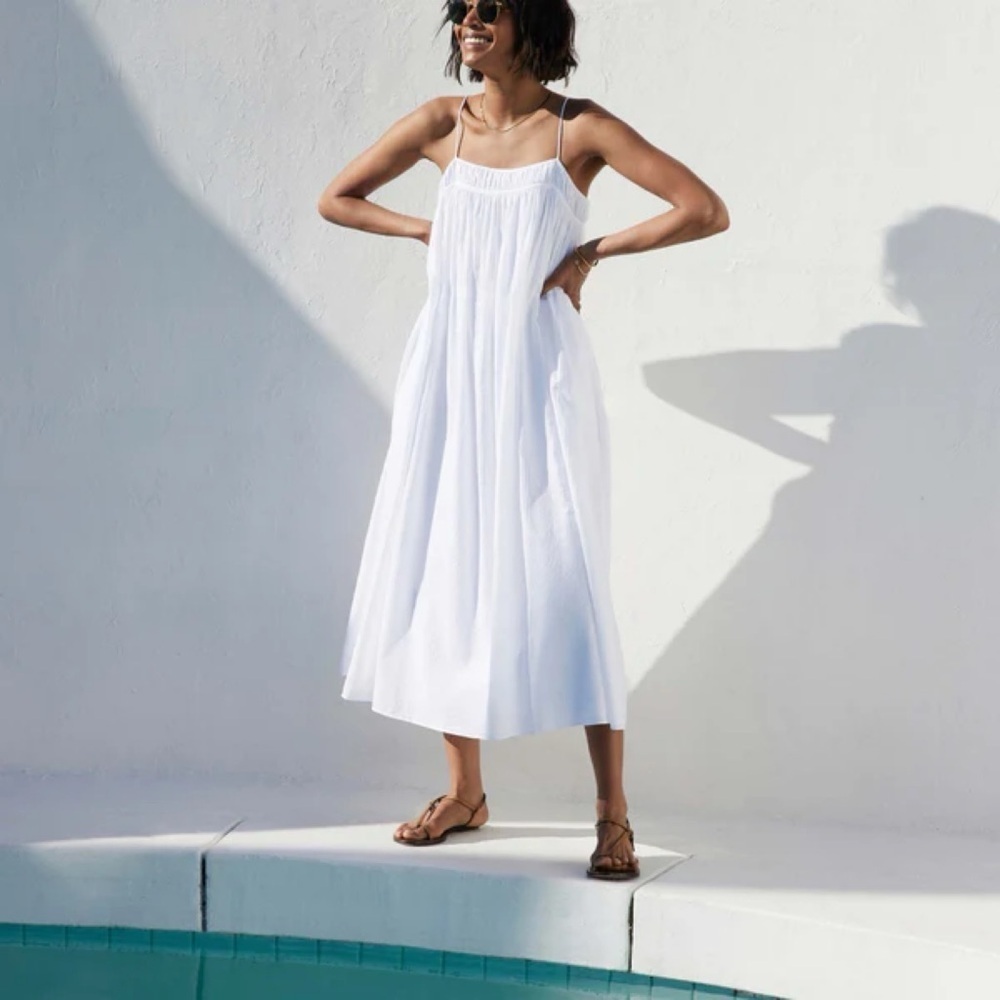 AYR White Midi Sundress